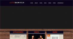 Desktop Screenshot of jeffdaniels.com